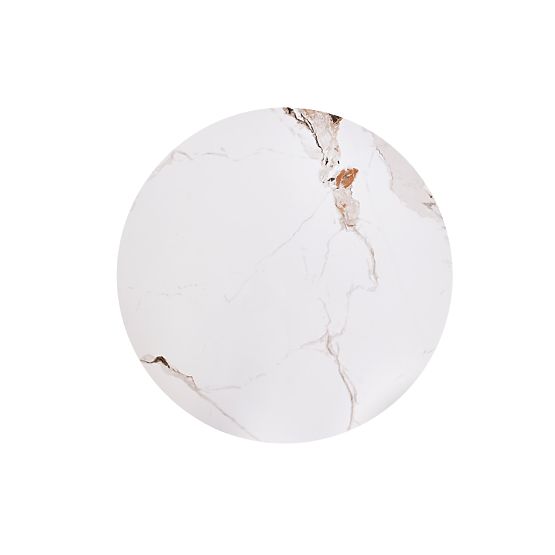 CARINA konferenčný stolík béžový mramor / orech (2p=1ks)