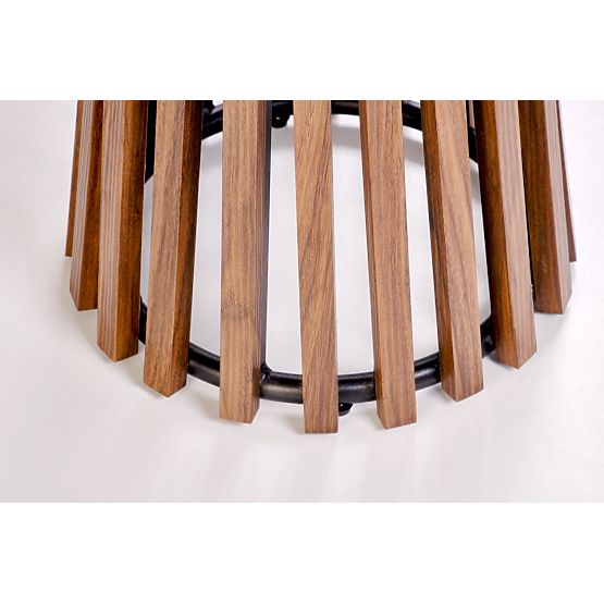 CARINA_S konferenčný stolík béžový mramor / orech (2p=1ks)