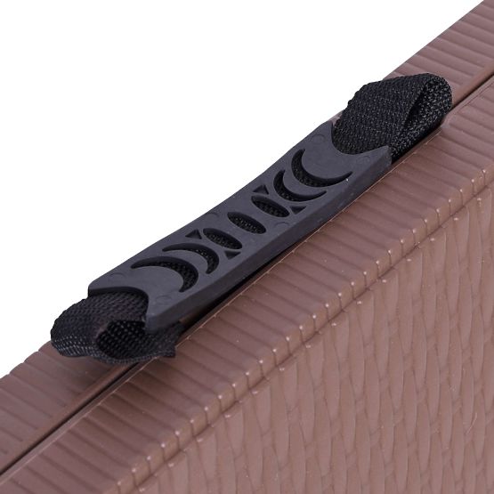 Cateringová sada Ratan hnedý stôl 180 cm + 2 lavice