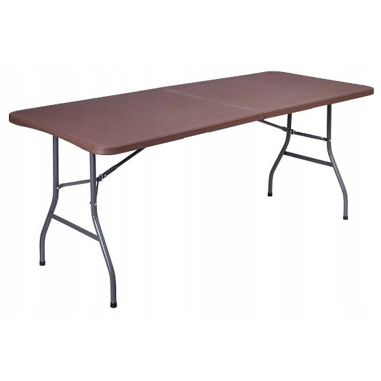 Cateringová sada RATTAN stôl 180 cm + 6 stoličiek