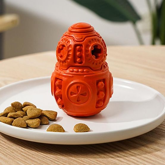 Červená žuvacia lopta pre psov PJ-046