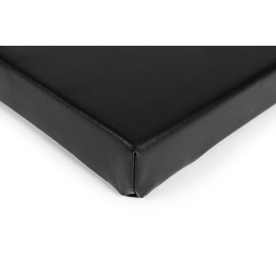 Čierna gymnastická podložka na cvičenie fitness 182x60cm