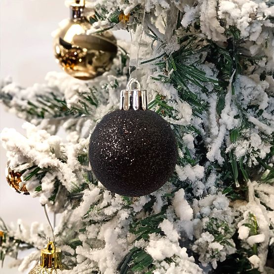 ČIERNE VIANOČNÉ GUĽE 100KS KL-21X04