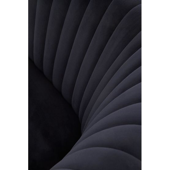 CROWN relaxačné kreslo čierne / zlaté