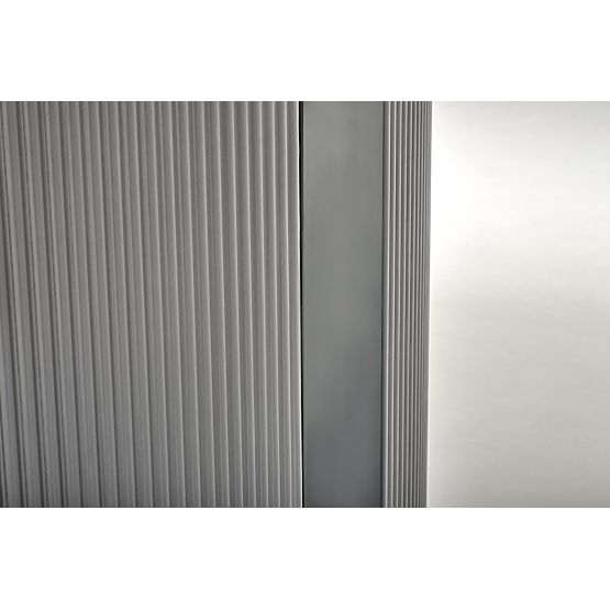 DANCAN rozkladací stôl, biely mramor / šedý / svetlo šedý / čierny (3p=1ks)