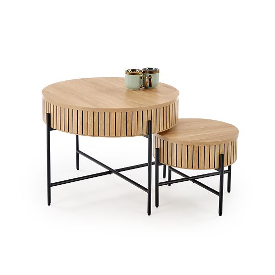 DANTE sada 2 lavíc, prírodná / čierna (1p=1sada)