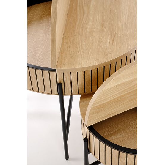 DANTE sada 2 lavíc, prírodná / čierna (1p=1sada)