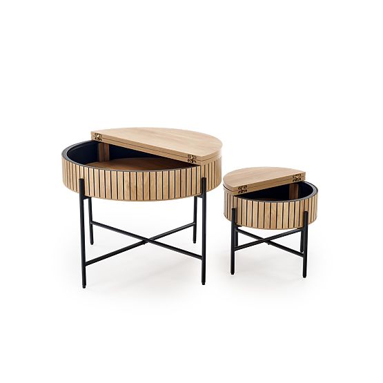 DANTE sada 2 lavíc, prírodná / čierna (1p=1sada)