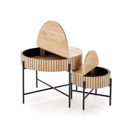 DANTE sada 2 lavíc, prírodná / čierna (1p=1sada)