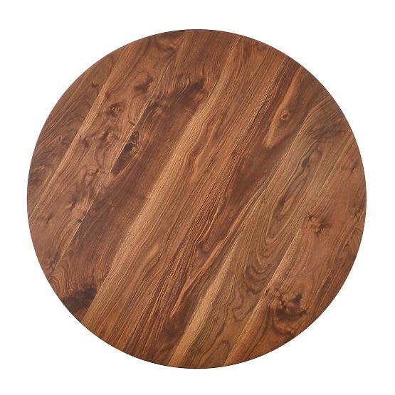 DOMENICO stôl doska - orech, nohy - orech / zlatá (2p=1ks)