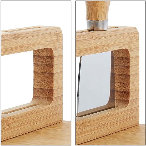 Doska na syry a občerstvenie Salers s príborom