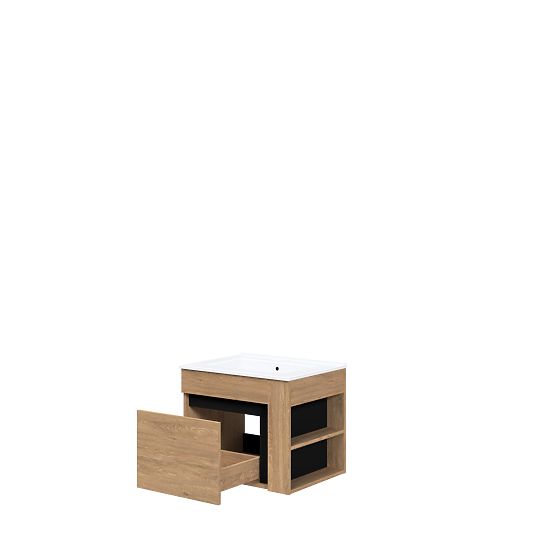 DUESA Skrinka pod umývadlo 60/1S zlatý dub (1p=1ks)