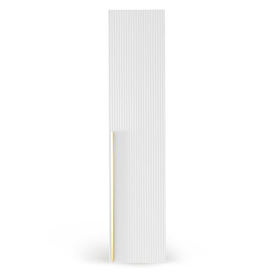 Dvere ku skrini Neroli, 45,6 cm, jednoduché drážky, biela