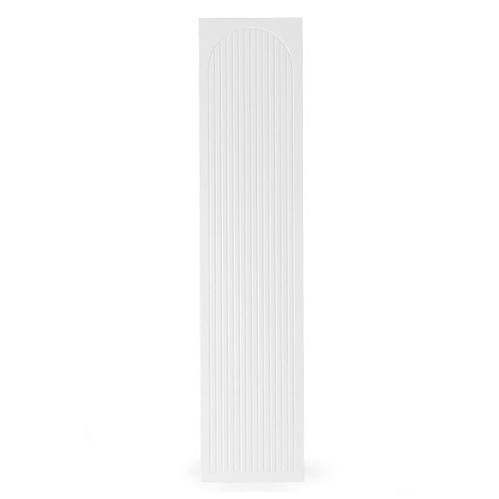 Dvere ku skrini Neroli, 45,6 cm, oblúkové drážky, biela, ľavá