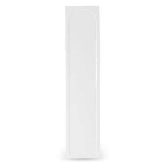 Dvere ku skrini Neroli, 45,6 cm, oblúkový panel, biely, pravý
