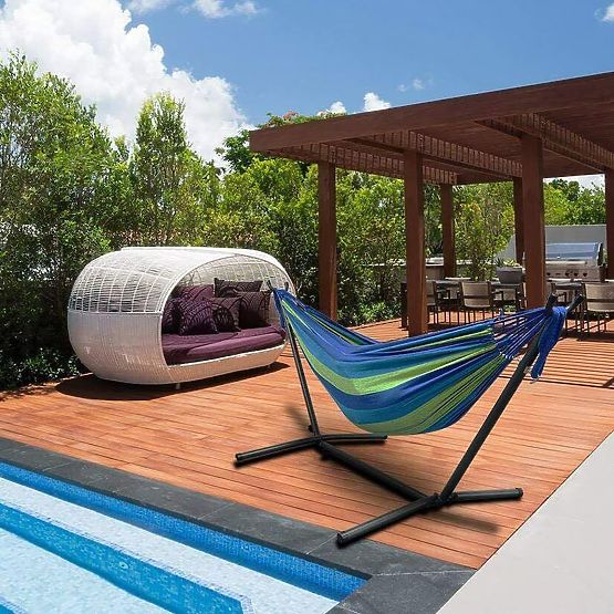 Dvojmiestna hojdacia sieť 480143A BLUE