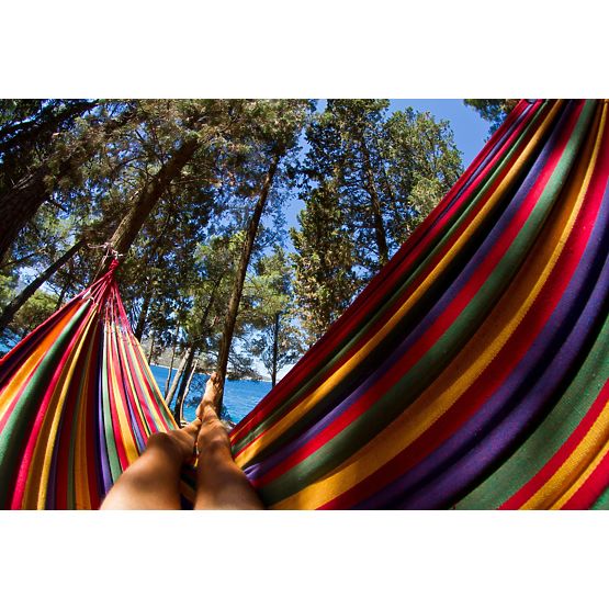 Dvojmiestna hojdacia sieť 480143A RED