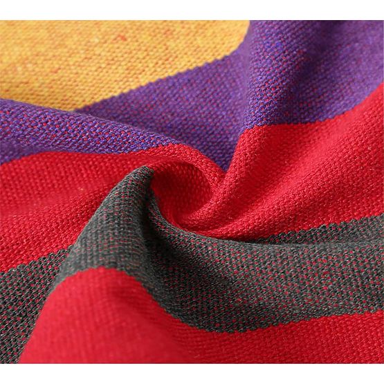 Dvojmiestna hojdacia sieť s priečkou 80 cm 480145A YELLOW