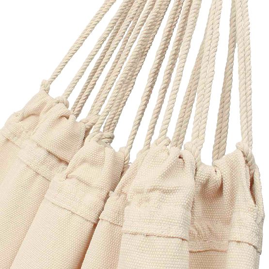 Dvojmiestna pletená lanová hojdacia sieť 400256