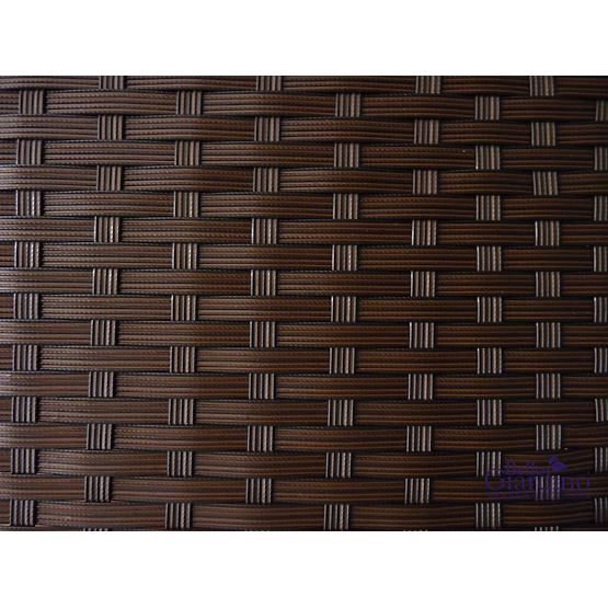 Dvojmiestna pohovka s technoratánovým stolíkom TINTO čierna