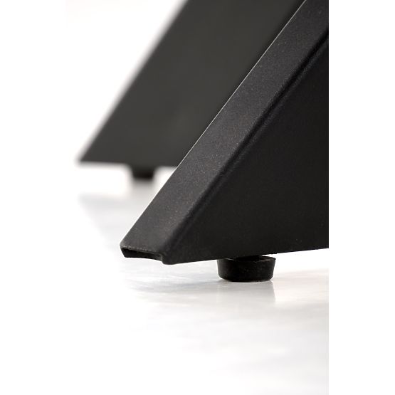 EDGAR stôl, doska - orechová, nohy - čierne (2p=1ks)