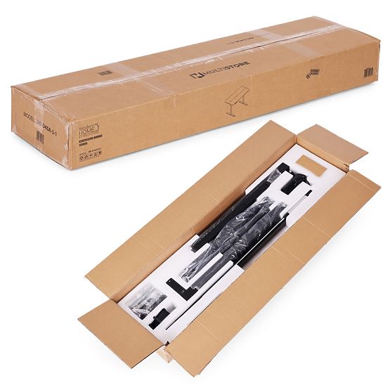 Elektrický nastaviteľný stôl 120x60 cm výškovo nastaviteľný 72-117 cm čierny ModernHome