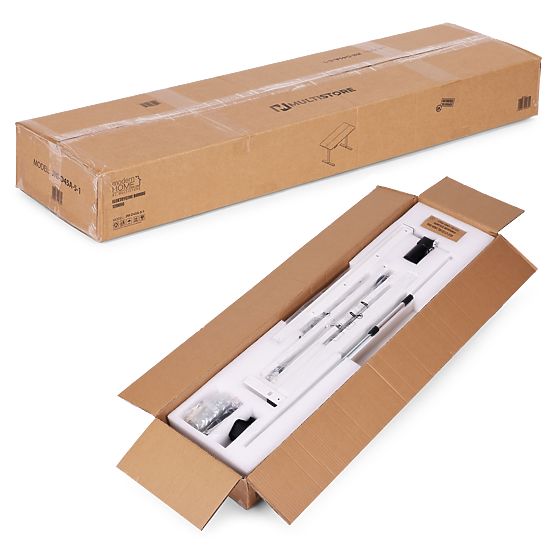 Elektrický výškovo nastaviteľný stôl 120x60 cm, výška 72-117 cm ModernHome