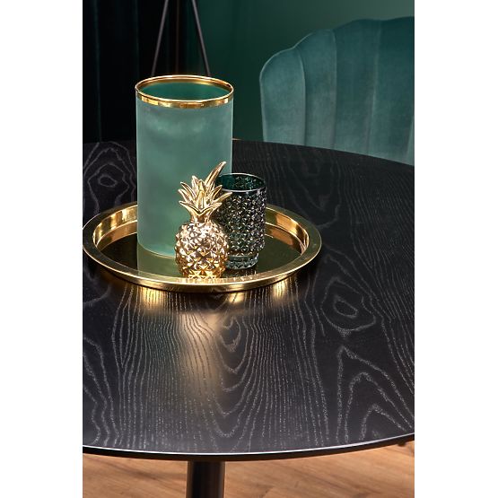 EMBOS stôl čierny / zlatý (2p=1ks)