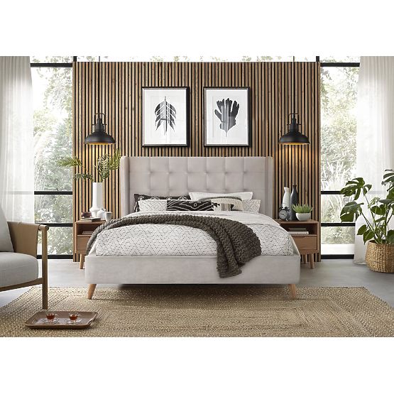 ESTELLA 160 cm posteľ béžová (4p=1ks)