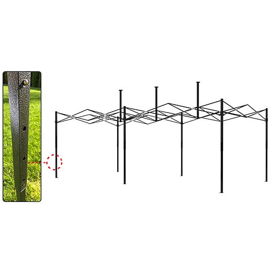 Expresný obchodný pavilón - 3x6 m - modrý