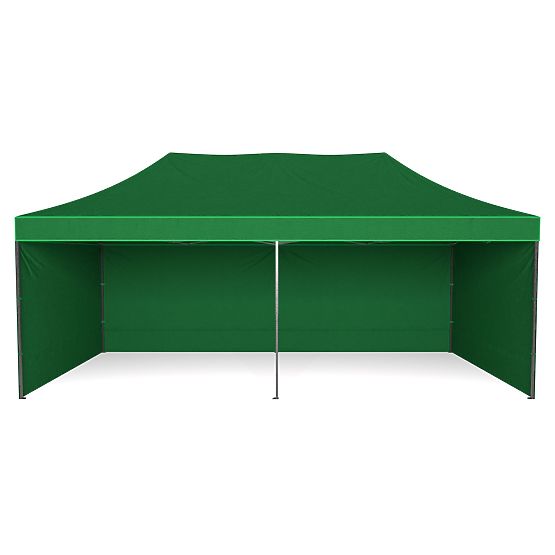 Expresný obchodný pavilón - 3x6 m - zelený