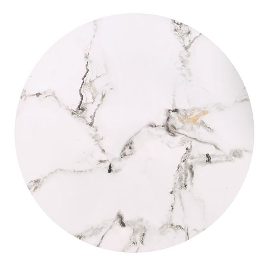 FATIMA sada 2 lavíc, biely mramor / čierna (1p=1ks)