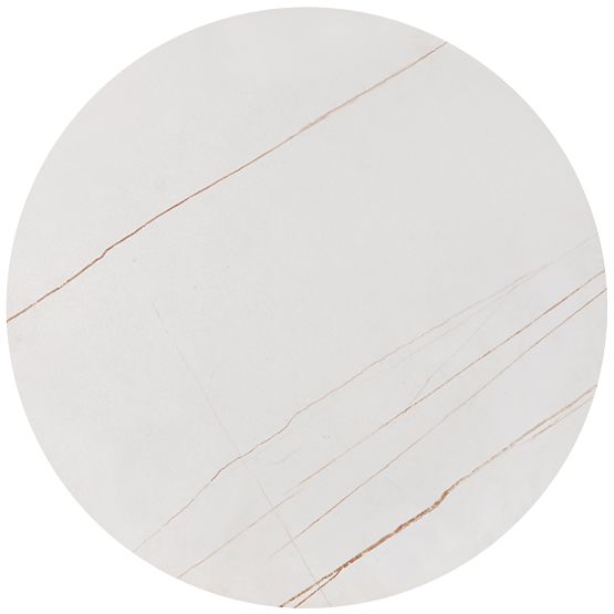 FATIMA sada 2 stolíkov, biely mramor / zlatá (1p=1ks)