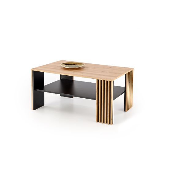 FEMINA konferenčný stolík dub artisan/čierny