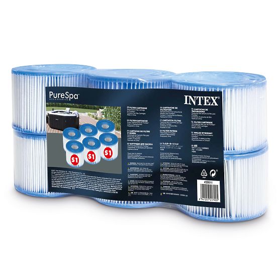 Filtre S1 komplet 6 ks sada Pure SPA INTEX 29011