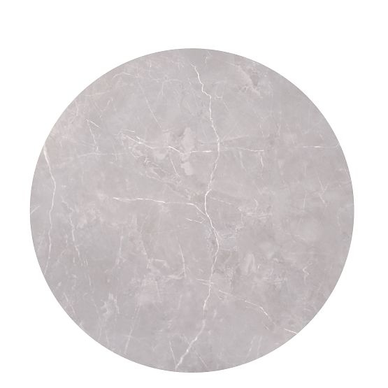 FLAMINGO sada 2 stolíkov, popolavý mramor/ čierna (2p=1ks)