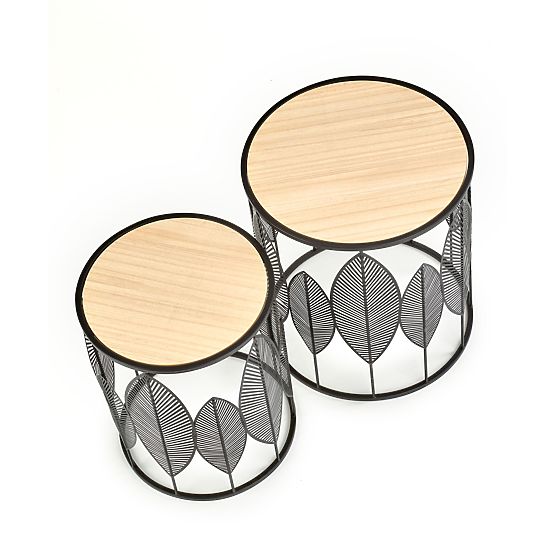 FOLLA sada 2 lavíc čierna / prírodná (1p=1ks)