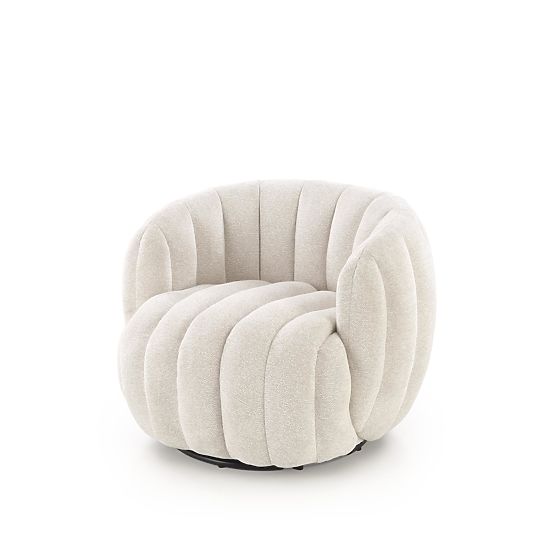 FRASER krémové relaxačné kreslo (1p=1ks)