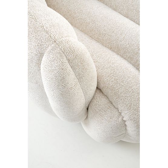 FRASER krémové relaxačné kreslo (1p=1ks)