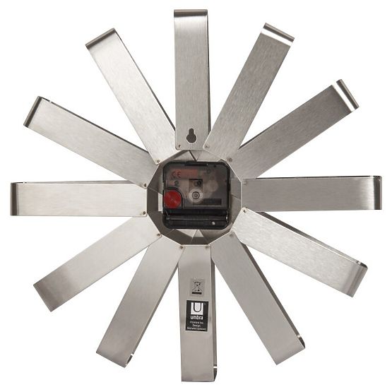 Hodiny RIBBON farba sivá umbra