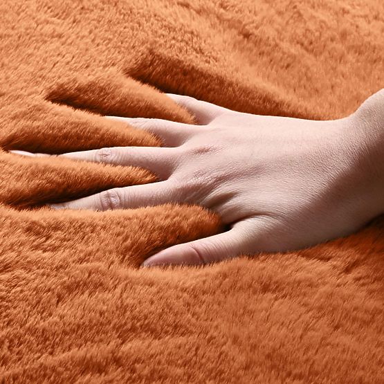 Hodvábny koberec Rabbit - Tehlový