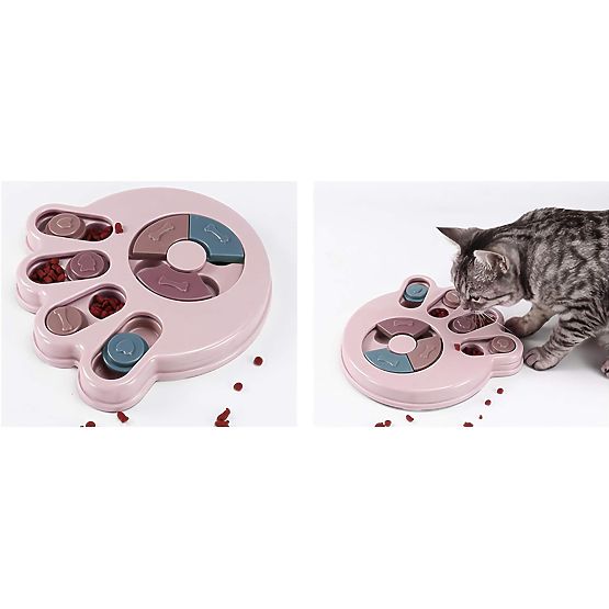 Hra Puzzle hračka pre psa mačku Brady ružová