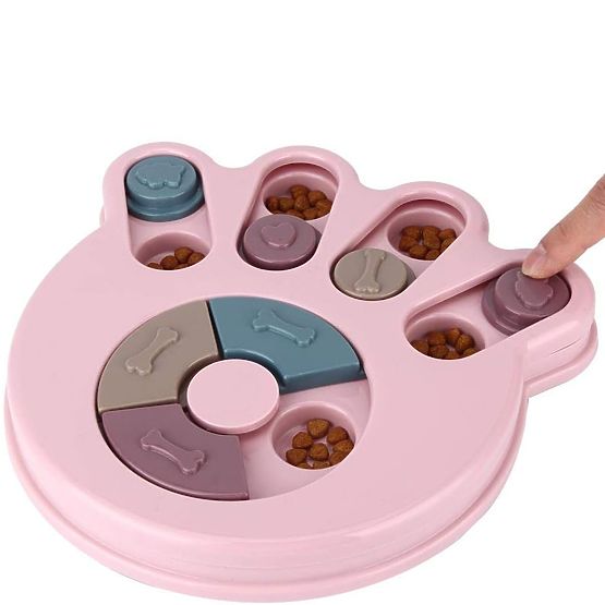 Hra Puzzle hračka pre psa mačku Brady ružová