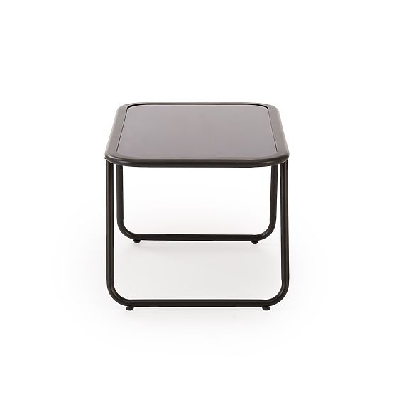 HUDSON, záhradný set (pohovka, 2x kreslo, stolík), sivá / hnedá (1p=1set)