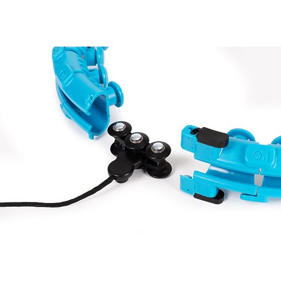 Hula hop s masážnym prvkom a prídavným závažím pre fitness cvičenie