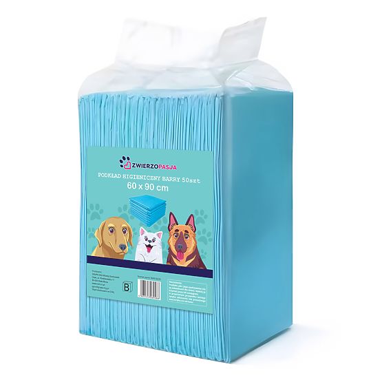 Hygienické podložky pre zvieratá BARRY 60x90 50 ks