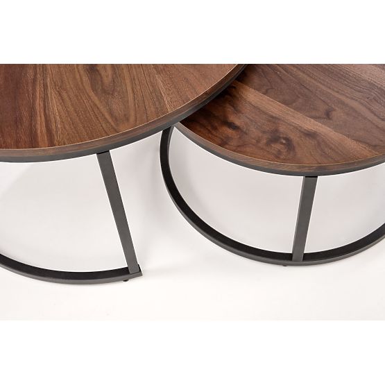 JAVA sada 2 lavíc, orechová / čierna (1p=1ks)