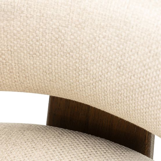 Jedálenská stolička Bruna, béžová, dub mocha