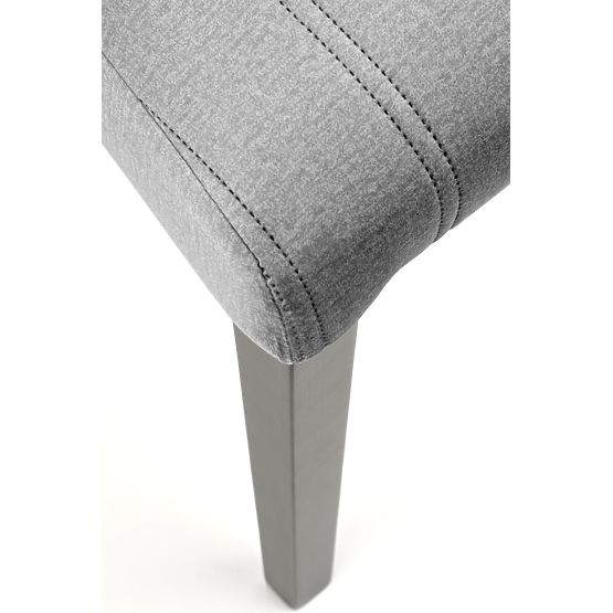 Jedálenská stolička DIEGO 2 - svetlosivá/čierna