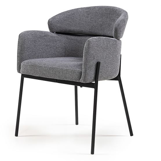 Jedálenská stolička Granda sivá